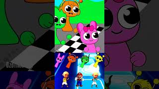 Sprunki Race in Tiles Hop 🎵 | Fast Music Challenge! 🚀#sprunki #tileshop