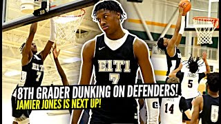 8th Grader Already DUNKING on Defenders!! Jamier Jones Is NEXT UP!