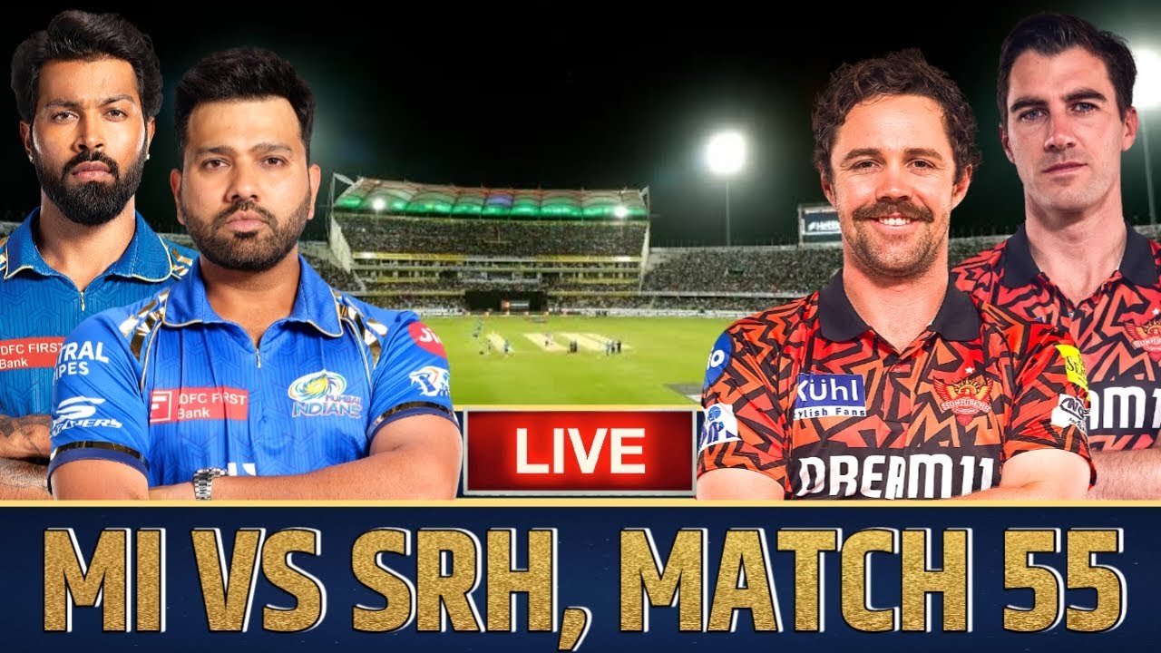 IPL Live SRH vs MI, 55th Match, Indian Premier League 2024 Live