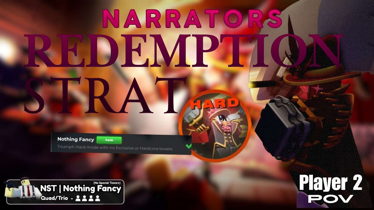 Narrator's Redemption The Final Act (P2 POV) || Roblox TDS