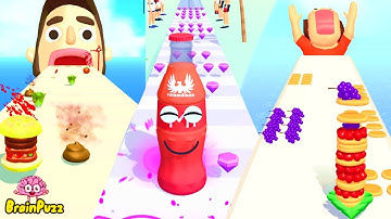 😋 Sandwich Run | Juice Run | Pancake Run - All Level Game Mobile PRO Walkthrough NEW Trailers UPDATE