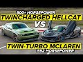 Can our Twin-Charged Hellcat keep up with a $300,000 Supercar?