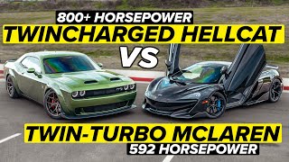 Can our Twin-Charged Hellcat keep up with a $300,000 Supercar?