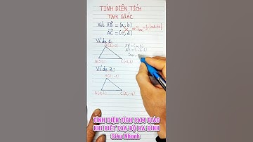 TÍNH DIỆN TÍCH TAM GIÁC Siêu Nhanh #shorts