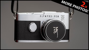 🟡 50% KORTING! Olympus Pen F Half Frame Camera