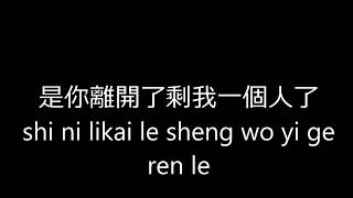 你真的走了 Ni Zhen De Zou Le (Pinyin Lyrics)