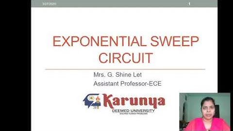 Exponential Sweep Circuit