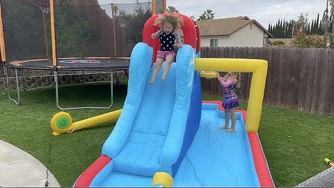 JOYLDIAS Inflatable Water Slide Bounce House Review & Set Up Demo