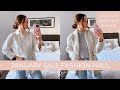 WHAT I BOUGHT IN THE JANUARY SALES HAUL | ZARA, NIKE, MARKS &amp; SPENCER