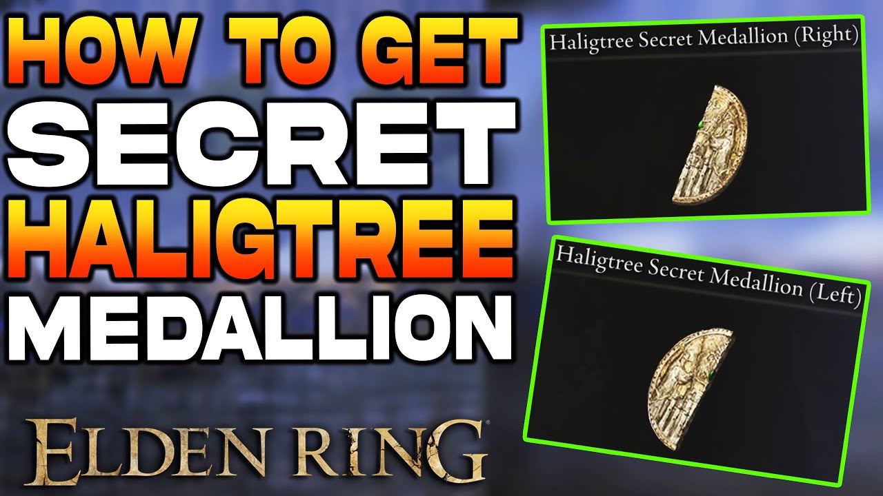 How to Get Secret HALIGTREE Medallion Right & Left Elden Ring How