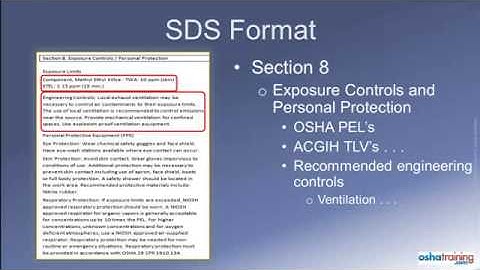 Free OSHA Training Tutorial   Understanding GHS Safety Data Sheets SDS