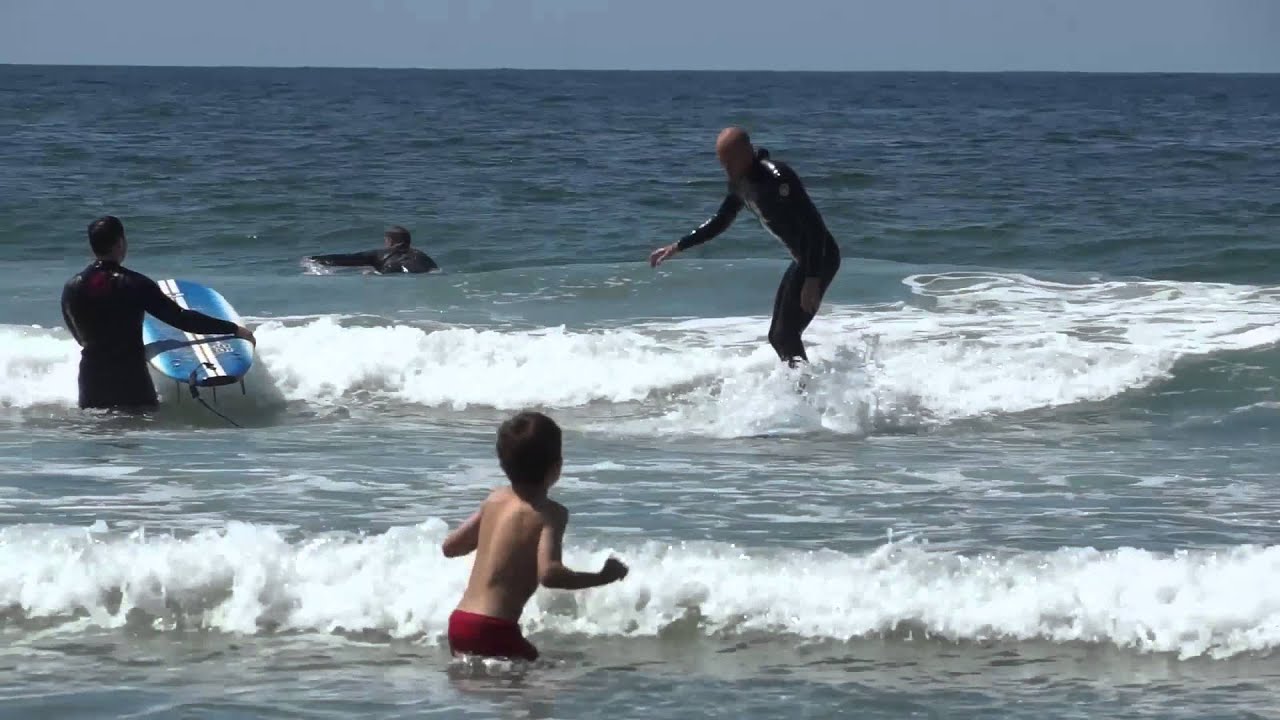 Surfing Newport Beach 28th street YouTube