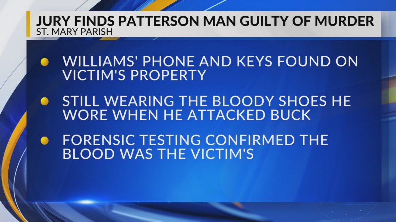 Jury finds Patterson man guilty of murder - YouTube