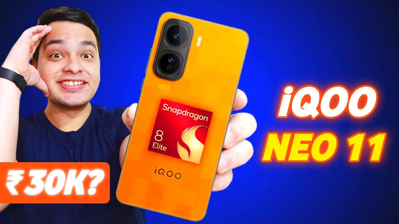 iQOO Neo 11 Launched : Snapdragon 8 Elite at ₹30,000 🔥