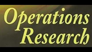 MATH F242 Operations Research Lecture 37 Simulation