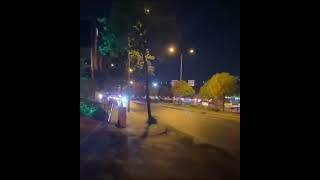 Şehit Polis Hakan Telli'nin mesai arkadaşlarından duygusal konvoy...