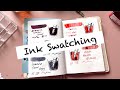 Ink Swatching | Diamine, Herbin, Ferris Wheel Press | Ink Stempel | Swatch with me