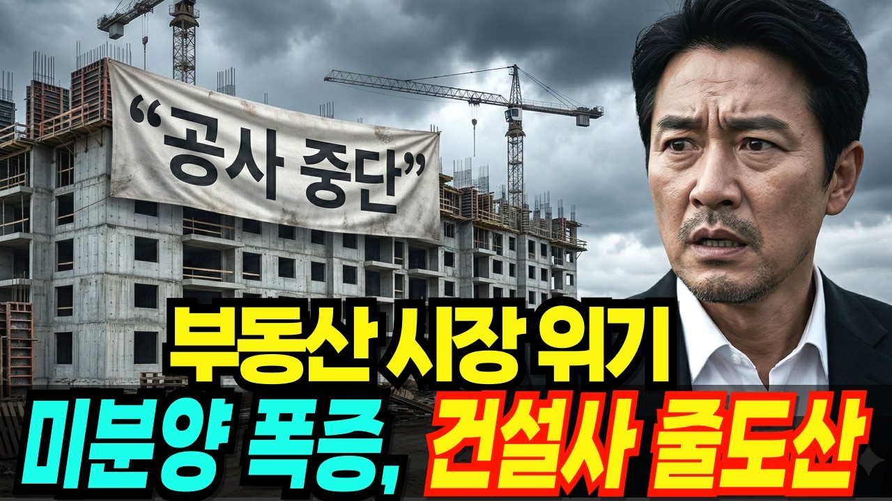 부동산 경기 침체! 건설사 부도 도미노 공포 대한민국 부동산 시장의 실체