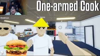 What it's like to run a 5-star restaurant with two slacking employees. (One armed cook)