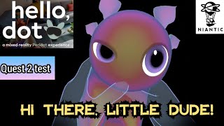 New Virtual Pet Game from Niantic (Peridot/Pokémon Go)!! | Hello, Dot | Quest 2 VR Gameplay screenshot 4