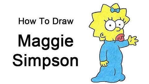 How to Draw Maggie Simpson