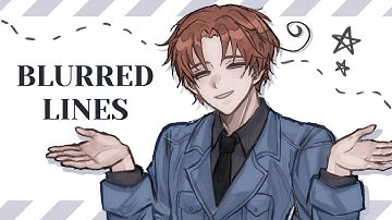 【Hetalia】BLURRED LINES || animation meme/trend || Toonsquid test