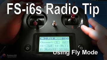 FS-i6s Radio Tip: Using Fly Mode