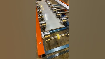 Sheet metal hemming machine HR-2 for 6-14mm hem #hemming #rollformingmachine #rollformer