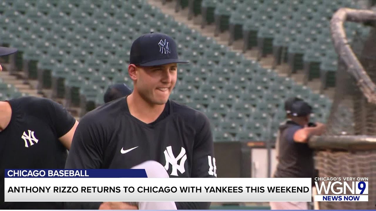 Anthony Rizzo makes his return to Chicago with the Yankees - YouTube