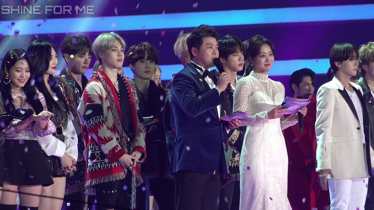 2018 SBS GAYO DAEJEON 가요대전 Ending BTS Fancam
