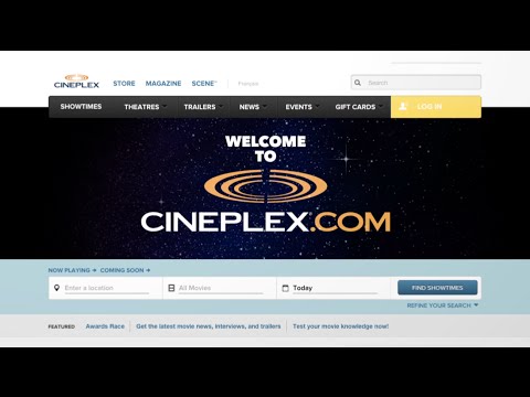 Cineplex.com: Managing Your Password