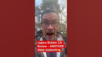LEGACY BUILDER 2.0 REVIEW ANOTHER $900 SIGNUP! MUST SEE!! 👏Make Money Online for Complete Beginners!