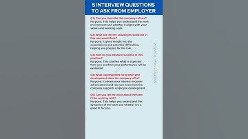 5 Interview Questions to Ask Interviewer or Hiring Manager | Do you have any Questions For Us