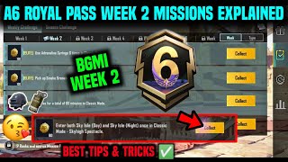 BGMI WEEK 2 MISSIONS / A6 WEEK 2 MISSION / WEEK 2 MISSION BGMI / A6 RP MISSION WEEK 2 EXPLAINED screenshot 4