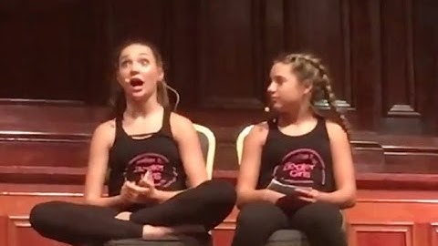 Maddie Ziegler Q&A - Crush on Zac Efron!