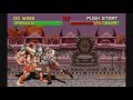 Mortal kombat 2 arcade  beating the game with bosses and secret characters