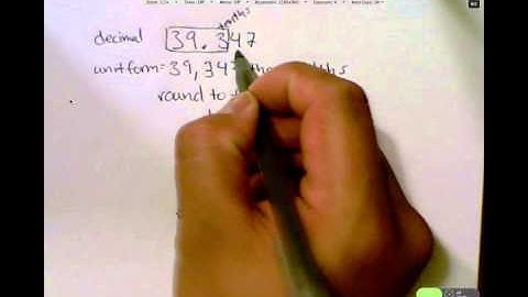 rounding decimals with vertical line