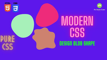 Design blob shape  Using CSS | The Stylish Coder | Short 71