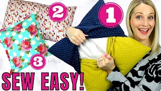 Envelope Pillow Cover Tutorial Done 3 Ways Beginner Sewing Tutorial