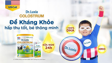 DR. LUXIA COLOSTRUM – ĐỀ KHÁNG KHOẺ, HẤP THU TỐT, BÉ THÔNG MINH