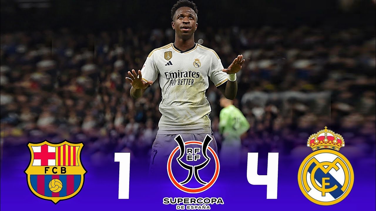 المباراه التي اثبت فيها فينسيوس انه خليفه رونالدو في مدريد🤯🔥 ◄ ريال مدريد 4-1 برشلونه❯🏅[2023] 💥 