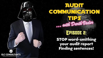 STOP word-smithing your audit report Finding sentences!