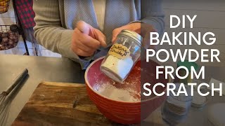 How to Make Your Own Baking Powder From Scratch
