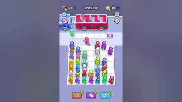Bus Jam Level 152 #gameplay #puzzle