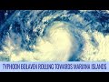 Typhoon Bolaven rolling towards Mariana Islands - October 10, 2023