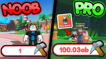 WENT FROM NOOB TO PRO 🥶 F2P BEST AREA & PETS!!! 🤩 | ROBLOX CLICKER MINING SIMULATOR NOOB TO PRO