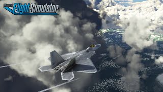 F-22 Raptor Top Mach Studios Premium Demo Test Flight Mix in MSFS202