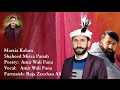 New marsia kalam 2023 amir wali fana  shaheed mirza panah  youtube