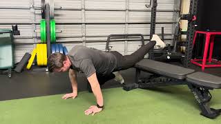 Hip Flexor Raise on Bench