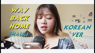 (SHAUN 숀) WAY BACK HOME -  cover | Hannah Hoang (KOREAN) chords